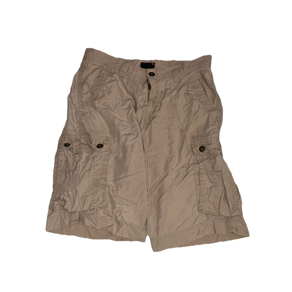 Y2K VINTAGE HELIX CARGO SHORTS KAHKI MENS SZ 34